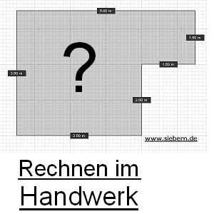 Handwerk Rechnen