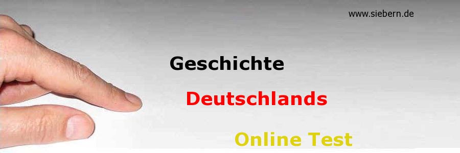 Deutsche Geschichte Online Test